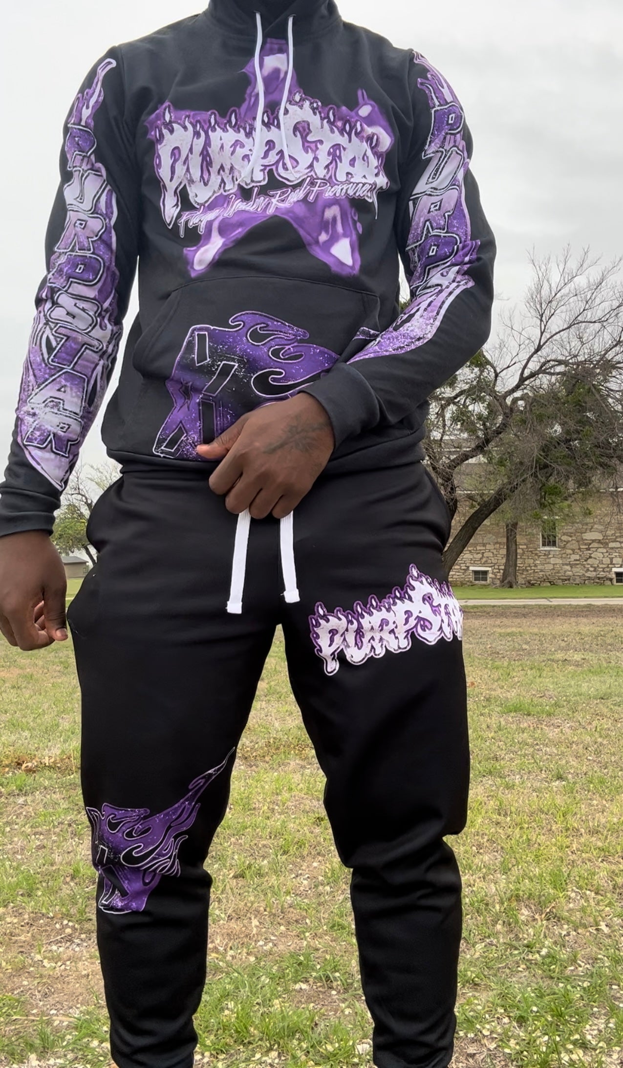 Meltin Star Hoodie (Black)