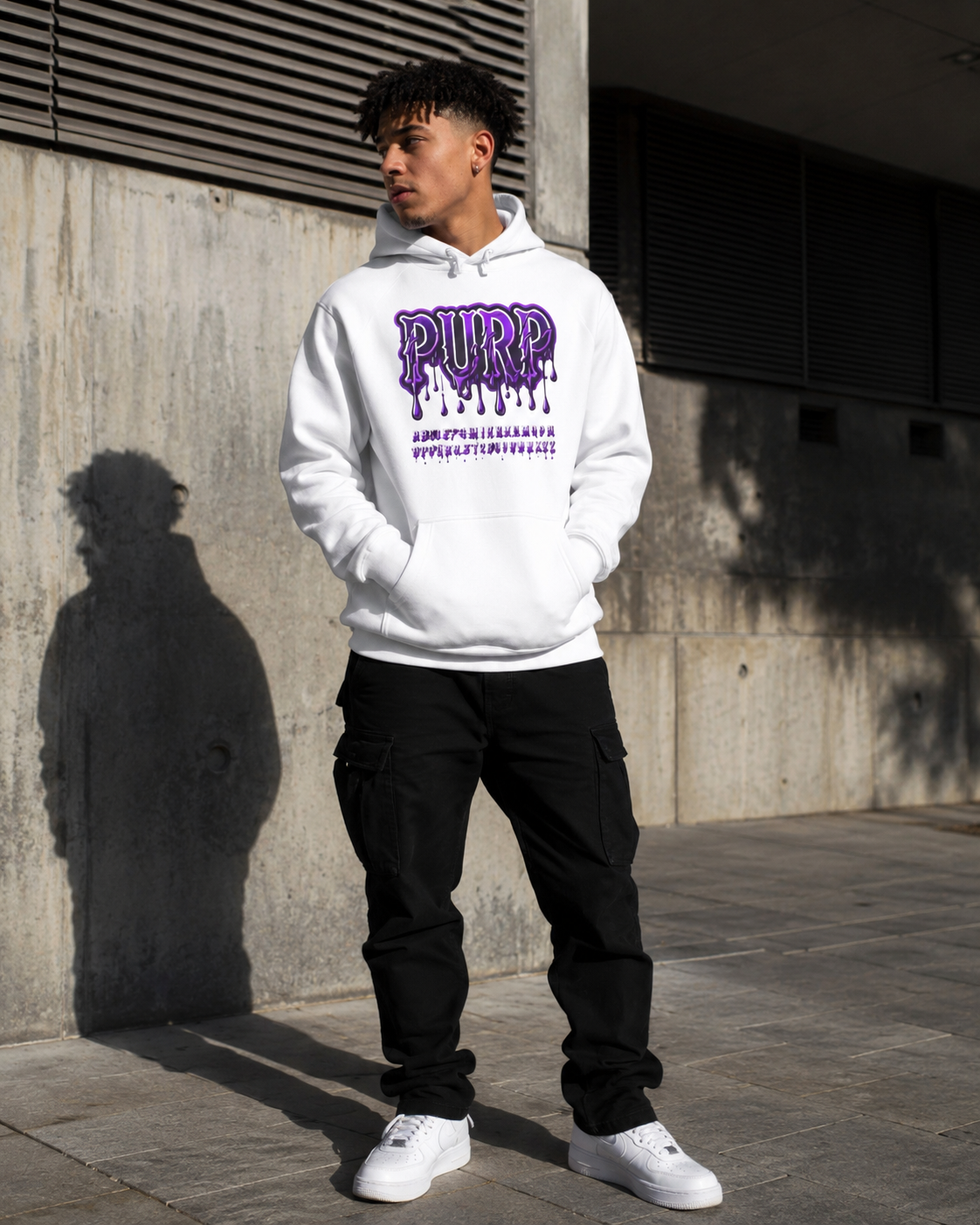 Foreign Purp Hoodie (White)