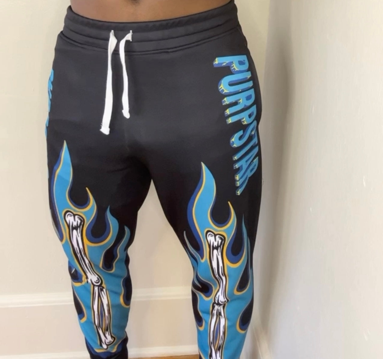 Blue Flame Joggers PurpStar