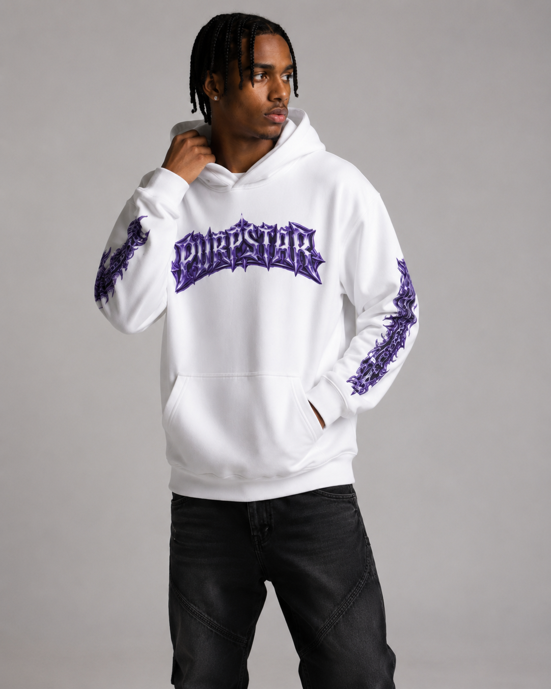Galactic Purpstar Hoodie