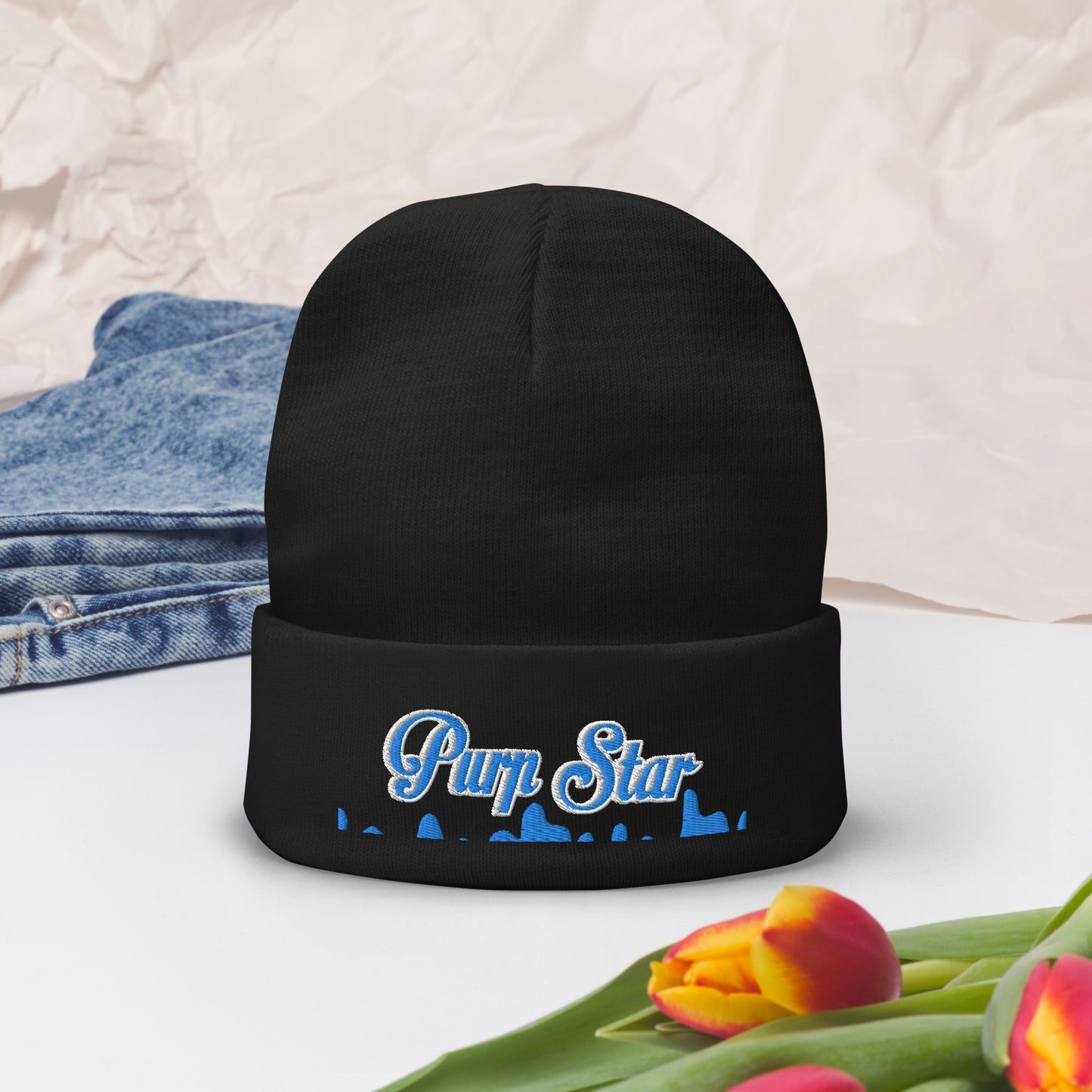 Embroidered Beanie