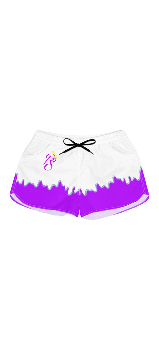 Infested White Women PurpStar shorts