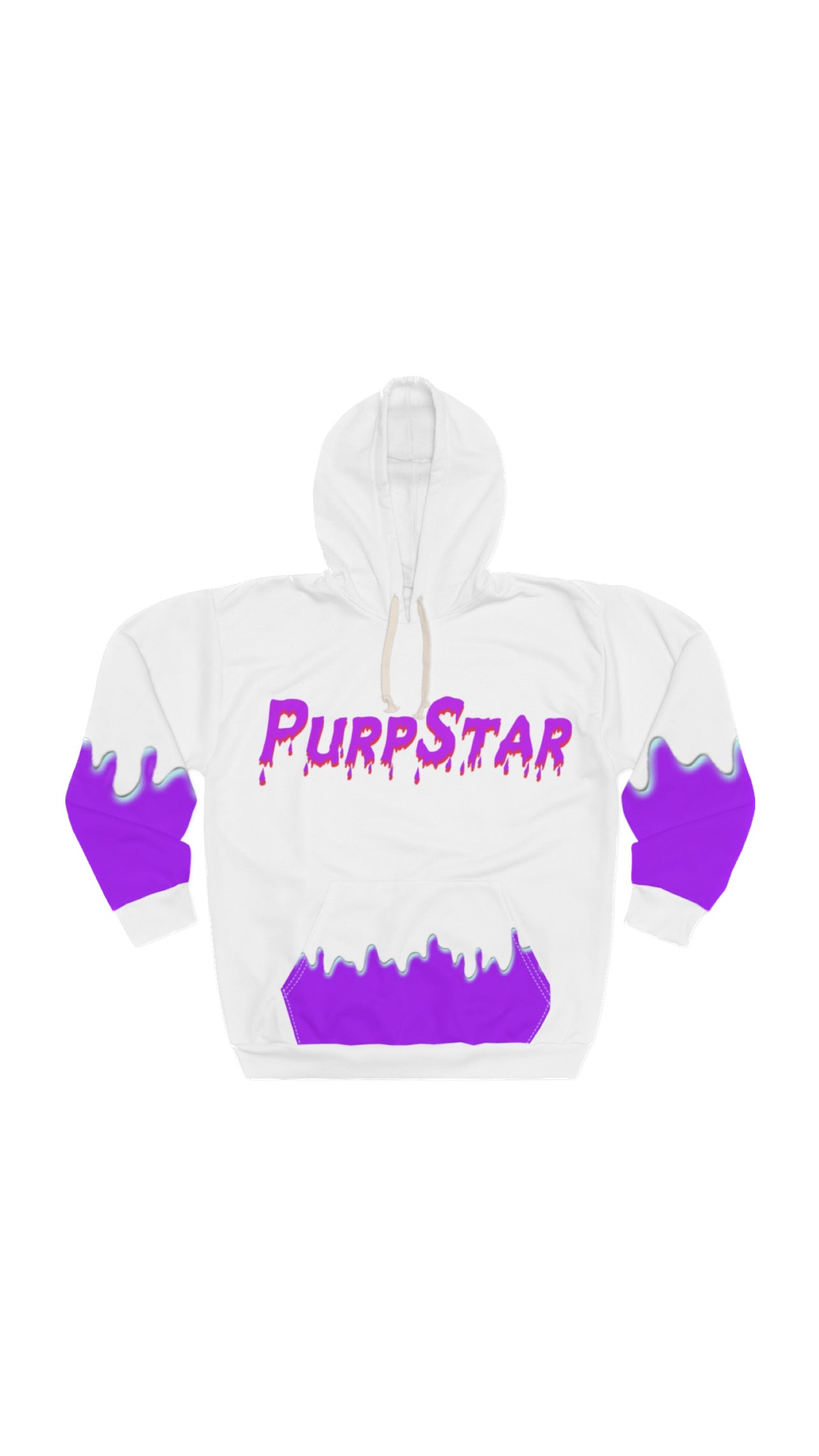 Midnight Purp Hoodie (White)